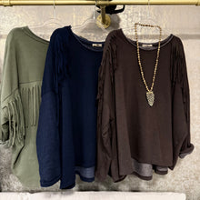 Cargar imagen en el visor de la galería, SUDADERA BOHO FLECOS
