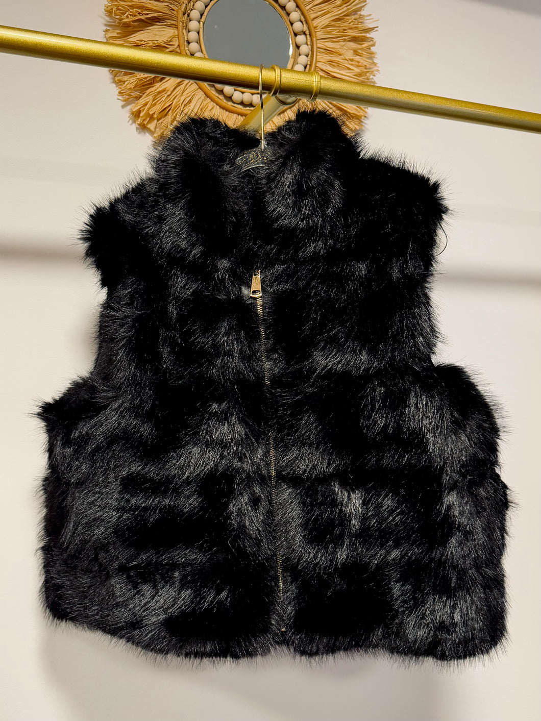 CHALECO PELITO NEGRO